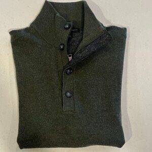 Banana Republic Men's Loden Green Thin Wool Sweater Size Medium